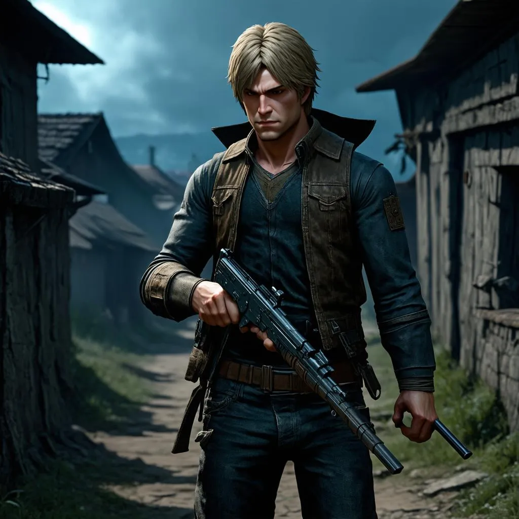 Leon Kennedy in Resident Evil 4