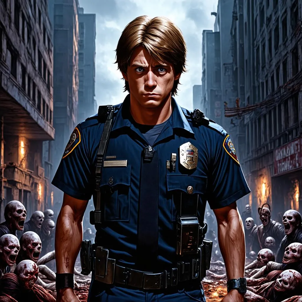 Leon S. Kennedy tại thành phố Raccoon