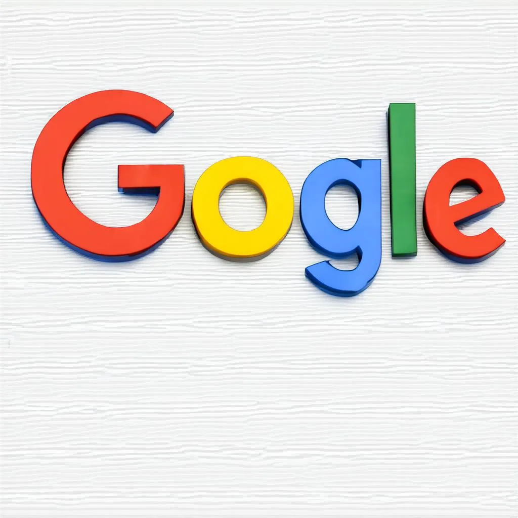 Logo Google với các màu sắc khác nhau