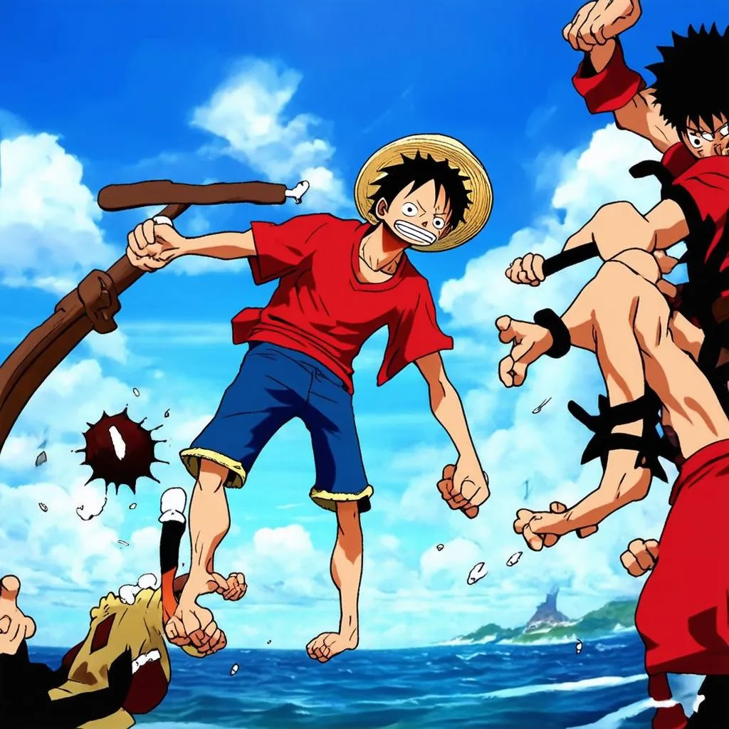 Luffy chiến đấu