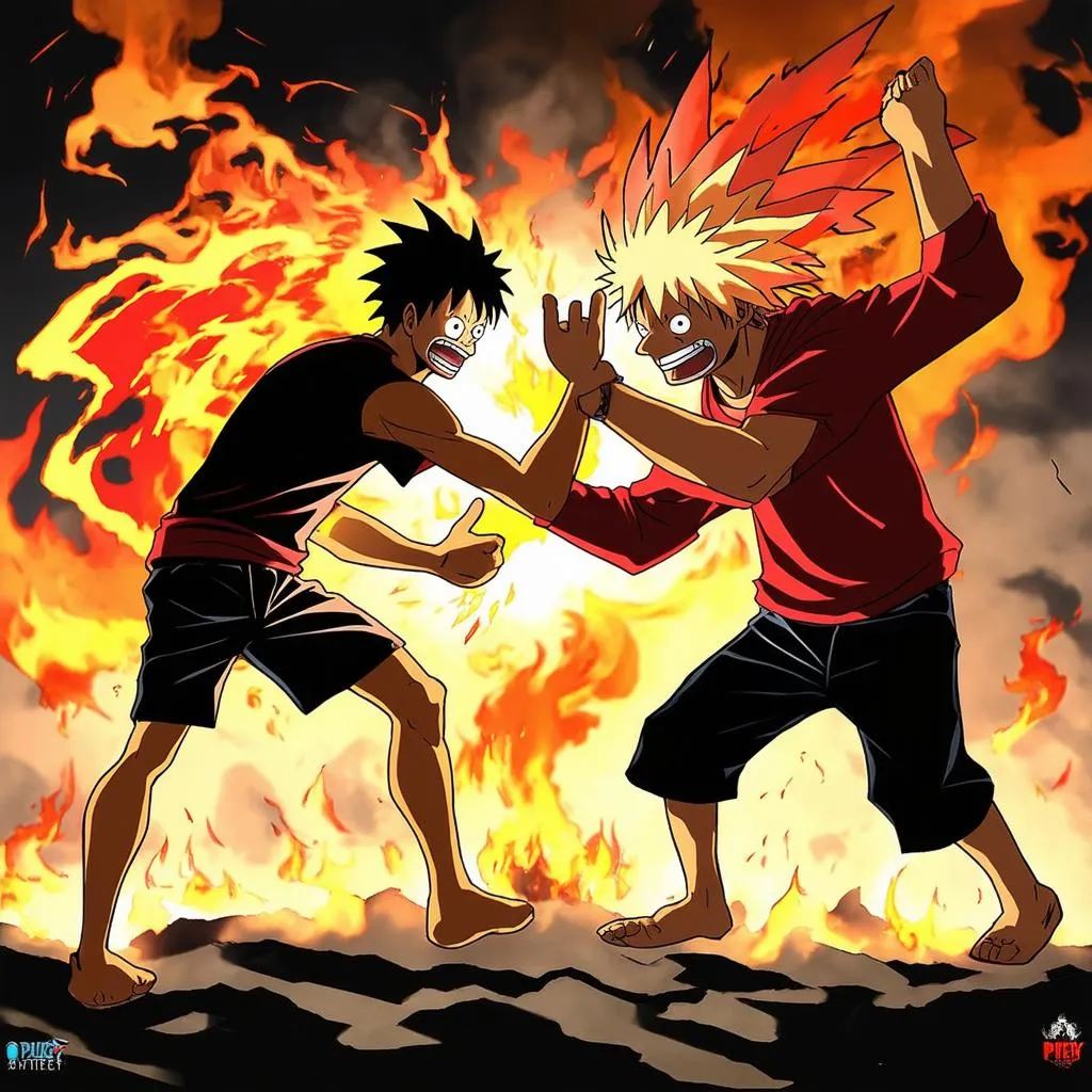 Luffy vs Natsu