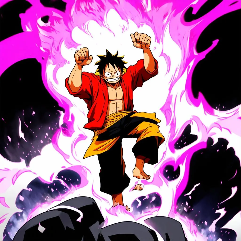 Luffy sử dụng Gear Fourth