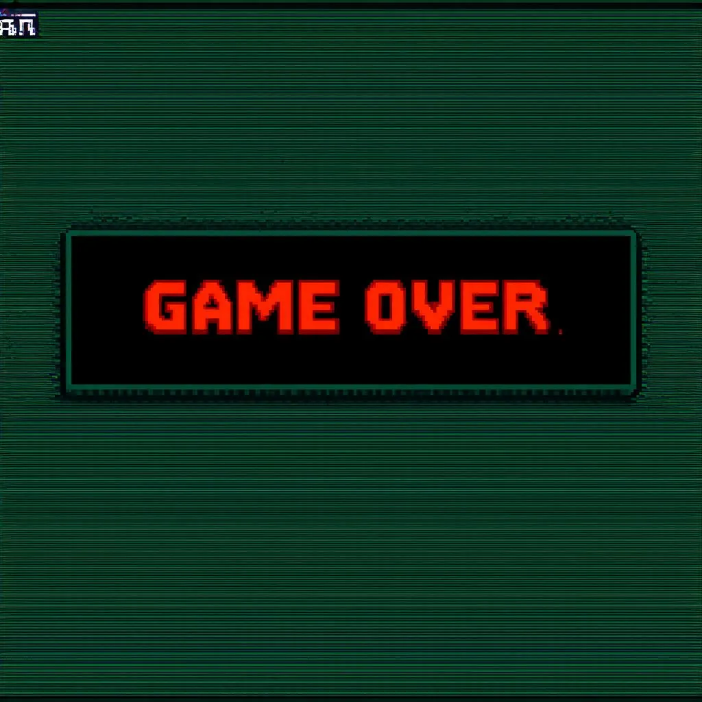 Màn hình Game Over cổ điển