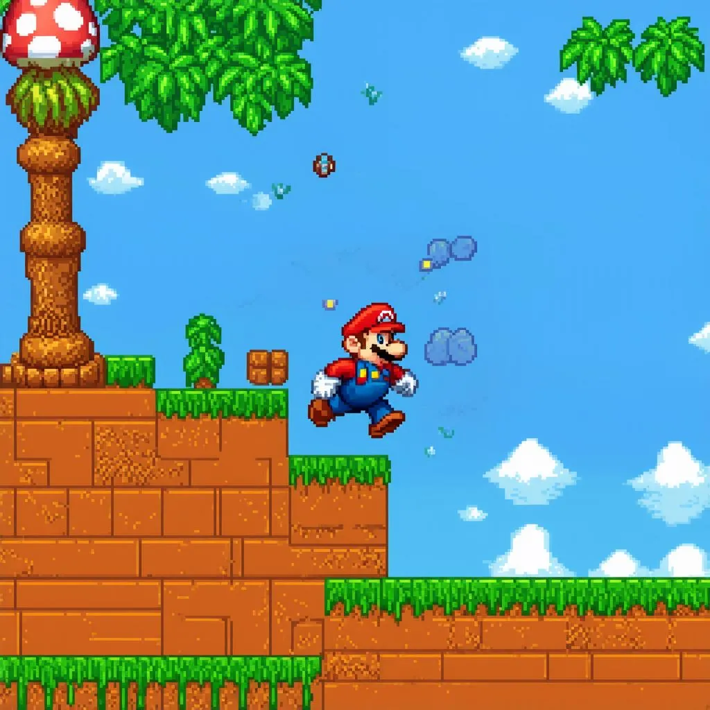 Game Mario 8-bit