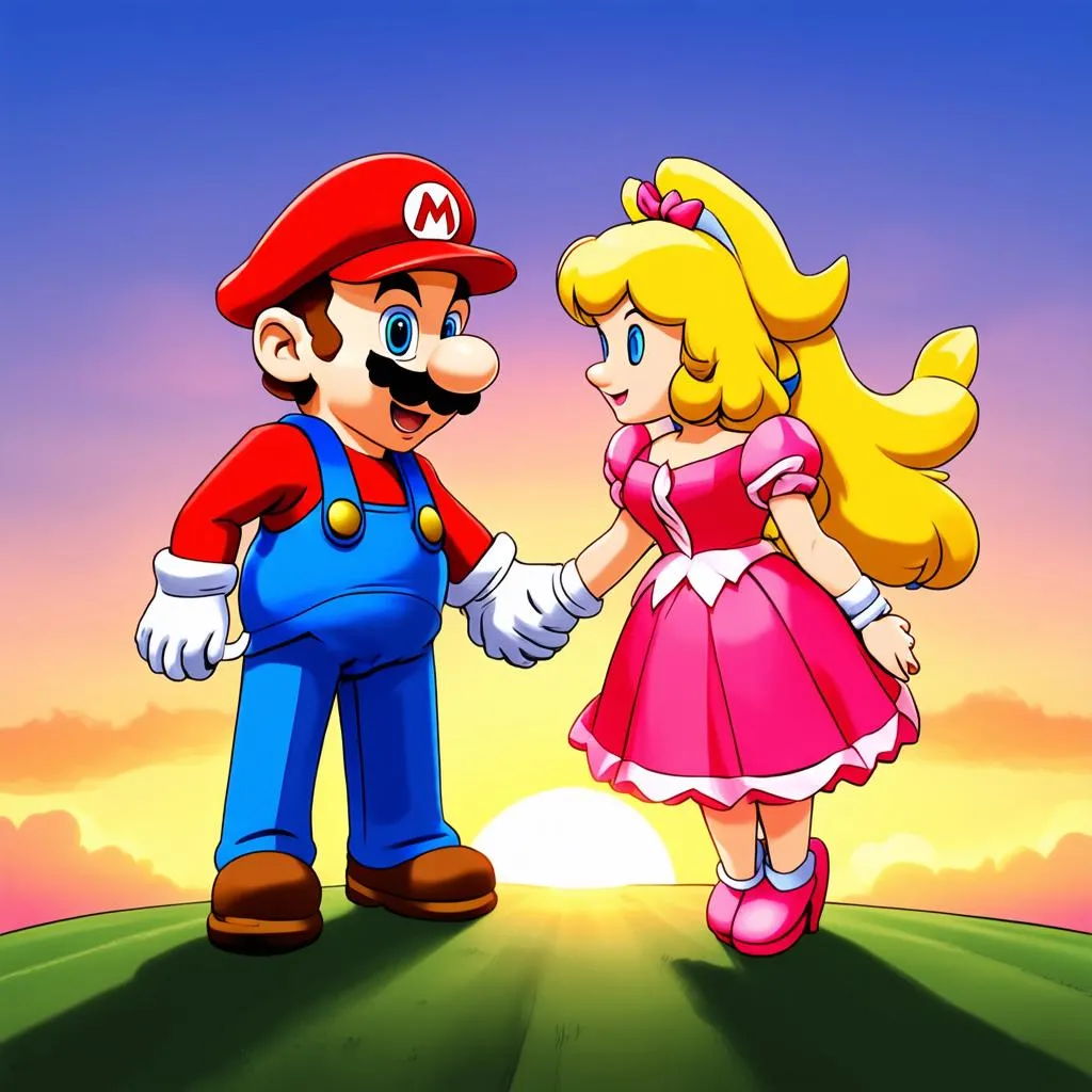 Mario và Công chúa Peach