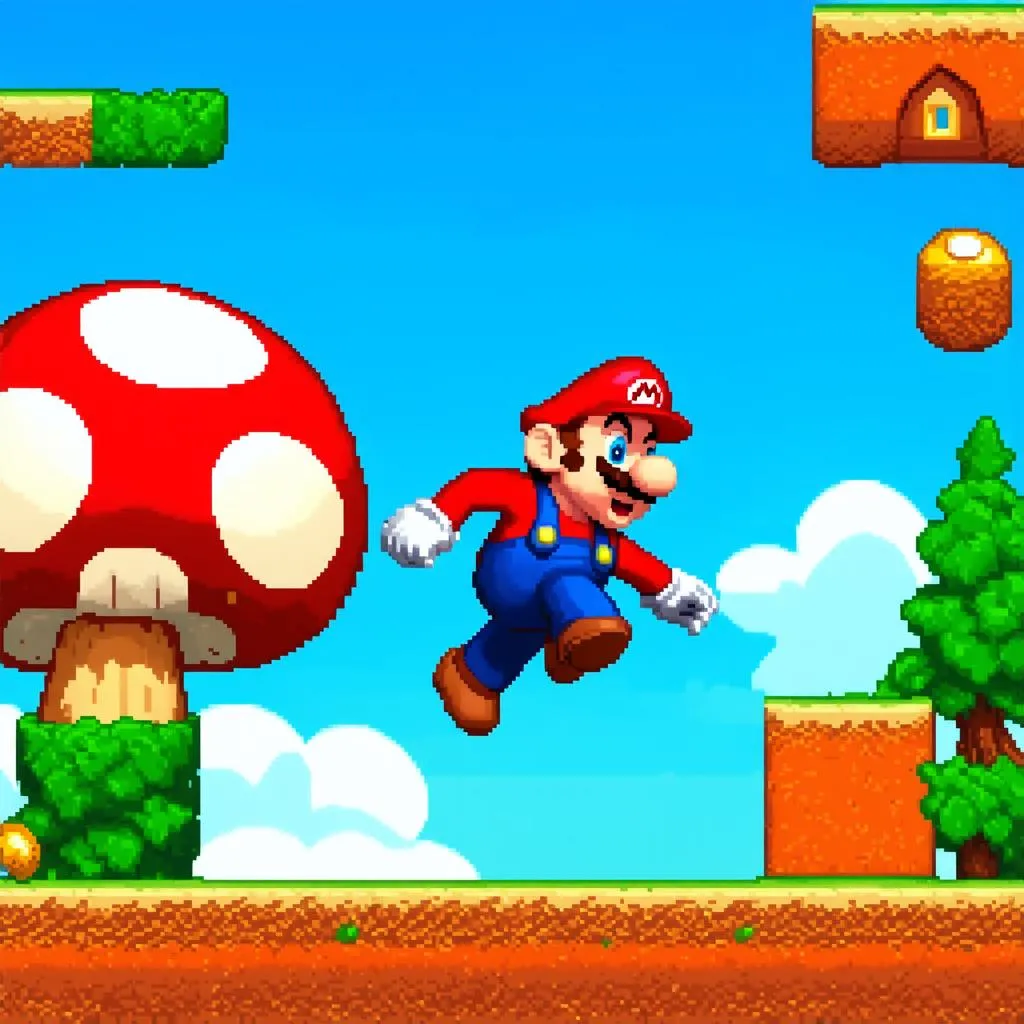 Mario vượt chướng ngại vật