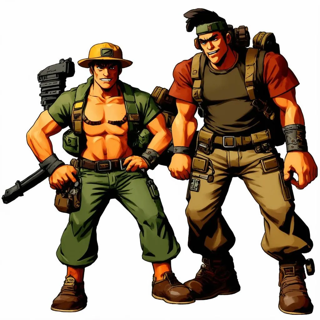 Metal Slug 1 nhân vật