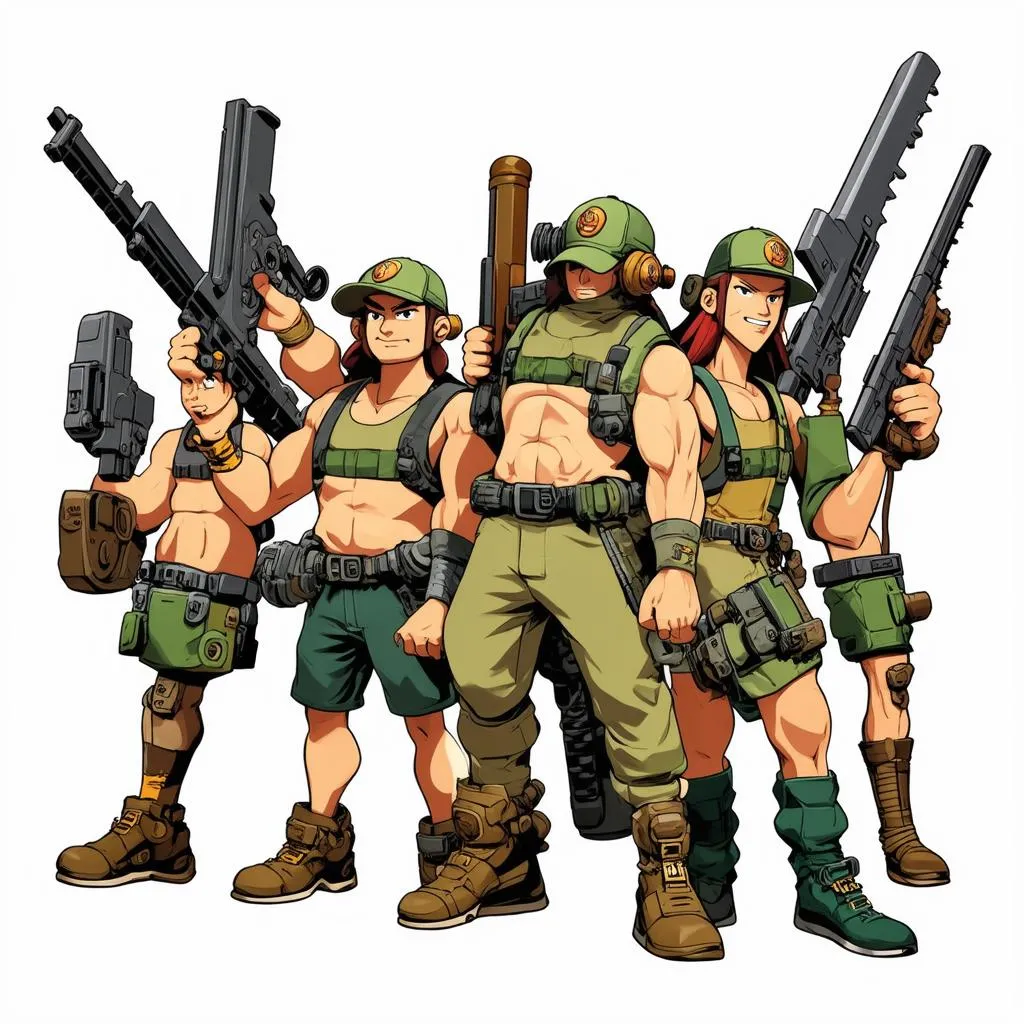 Metal Slug characters