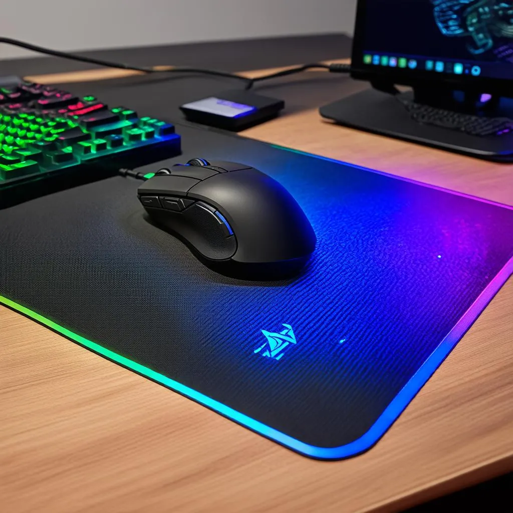 Miếng lót chuột gaming RGB