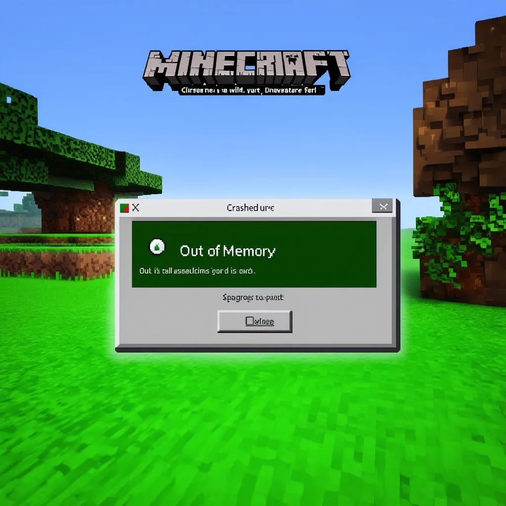 Minecraft bị crash