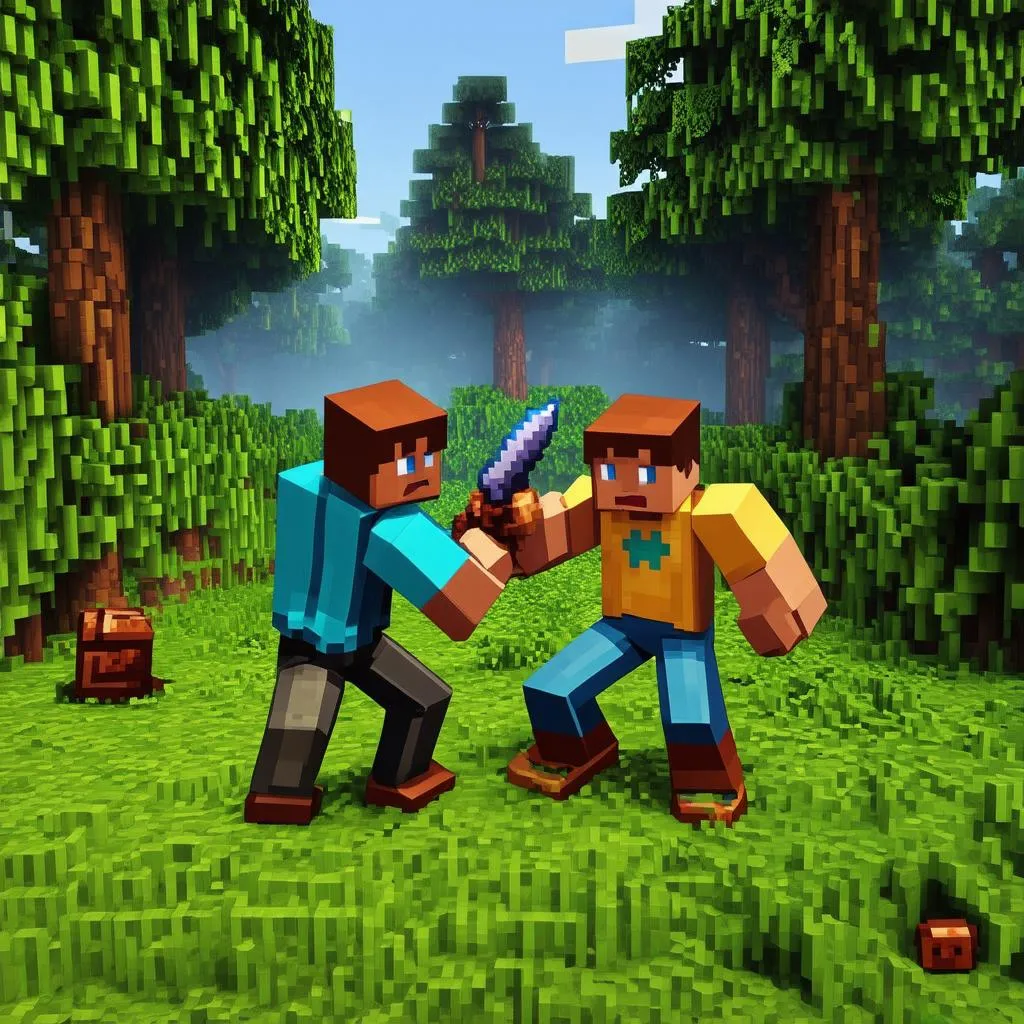 Minecraft Hunger Games Chiến Đấu Sinh Tồn