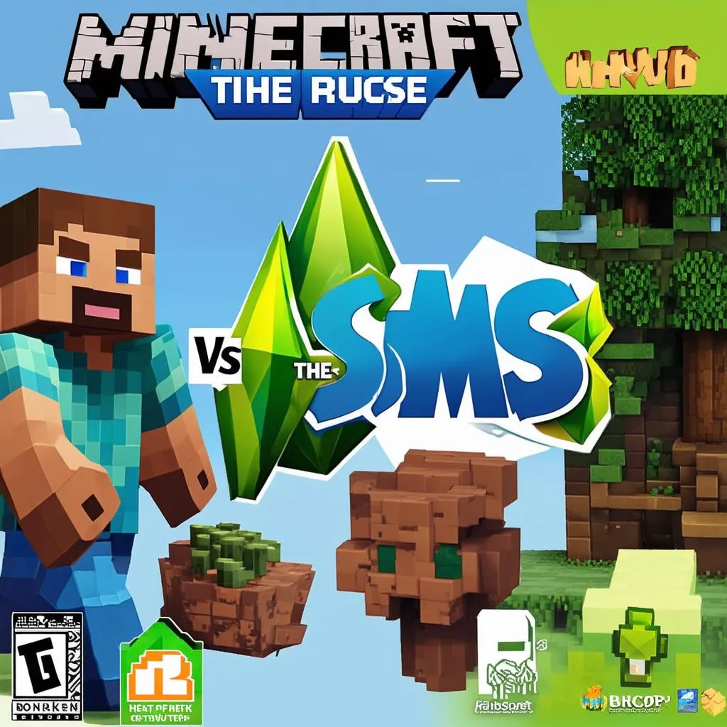 Minecraft và The Sims