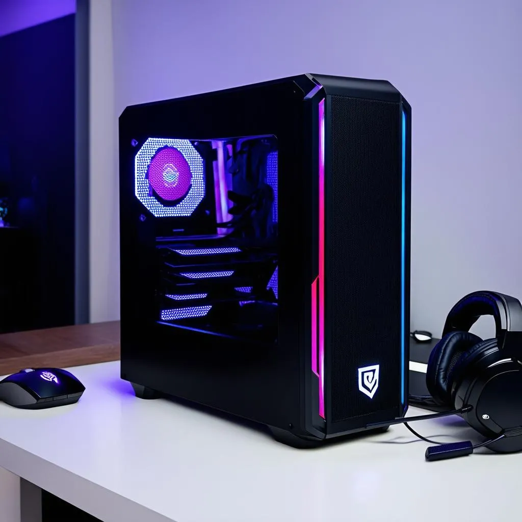 Mini gaming computer hiện đại