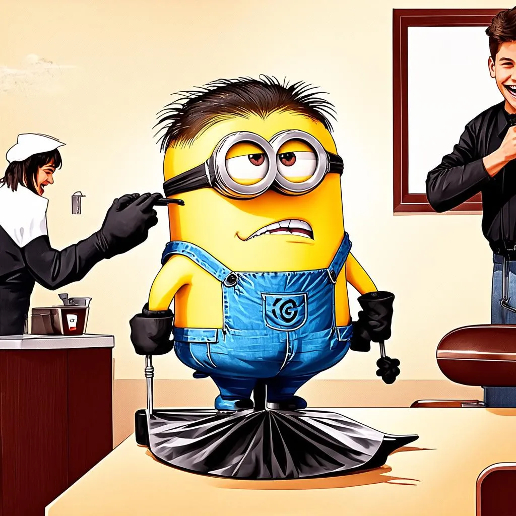 Minion Cắt Tóc Vui Nhộn