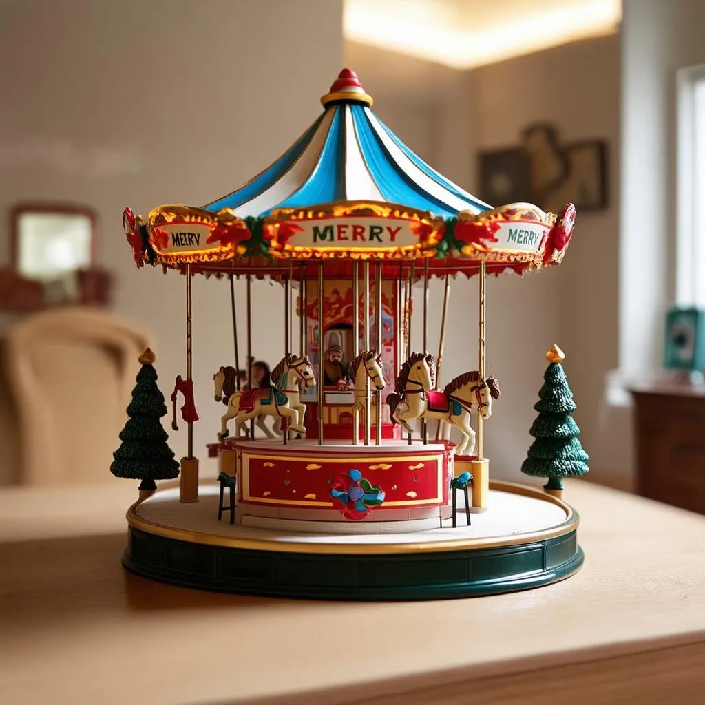 Mô hình vòng xoay merry go round trong nhà