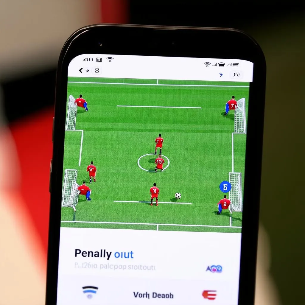 Game Penalty trên điện thoại