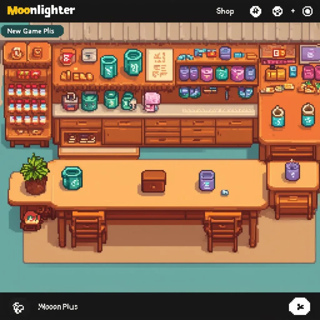 Cửa hàng Moonlighter trong New Game Plus