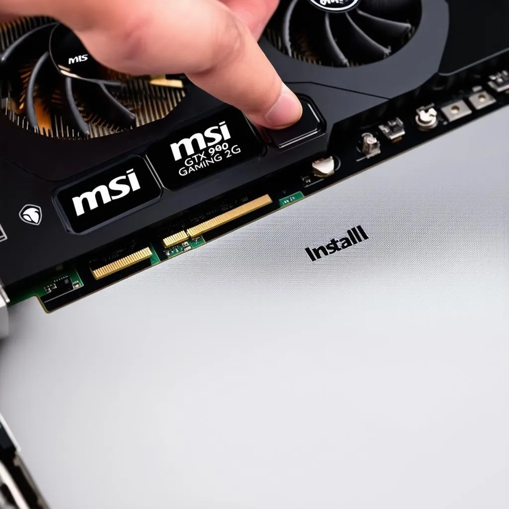 Cài đặt driver MSI GTX 960 Gaming 2G