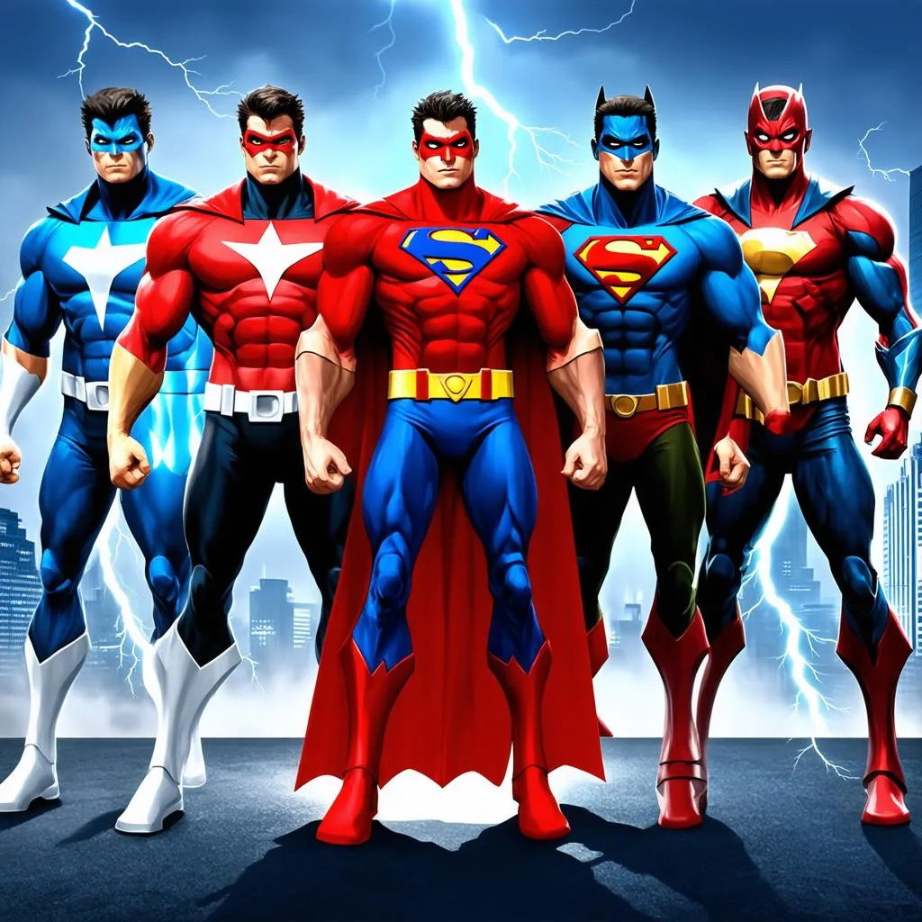 Five Superhero Brothers