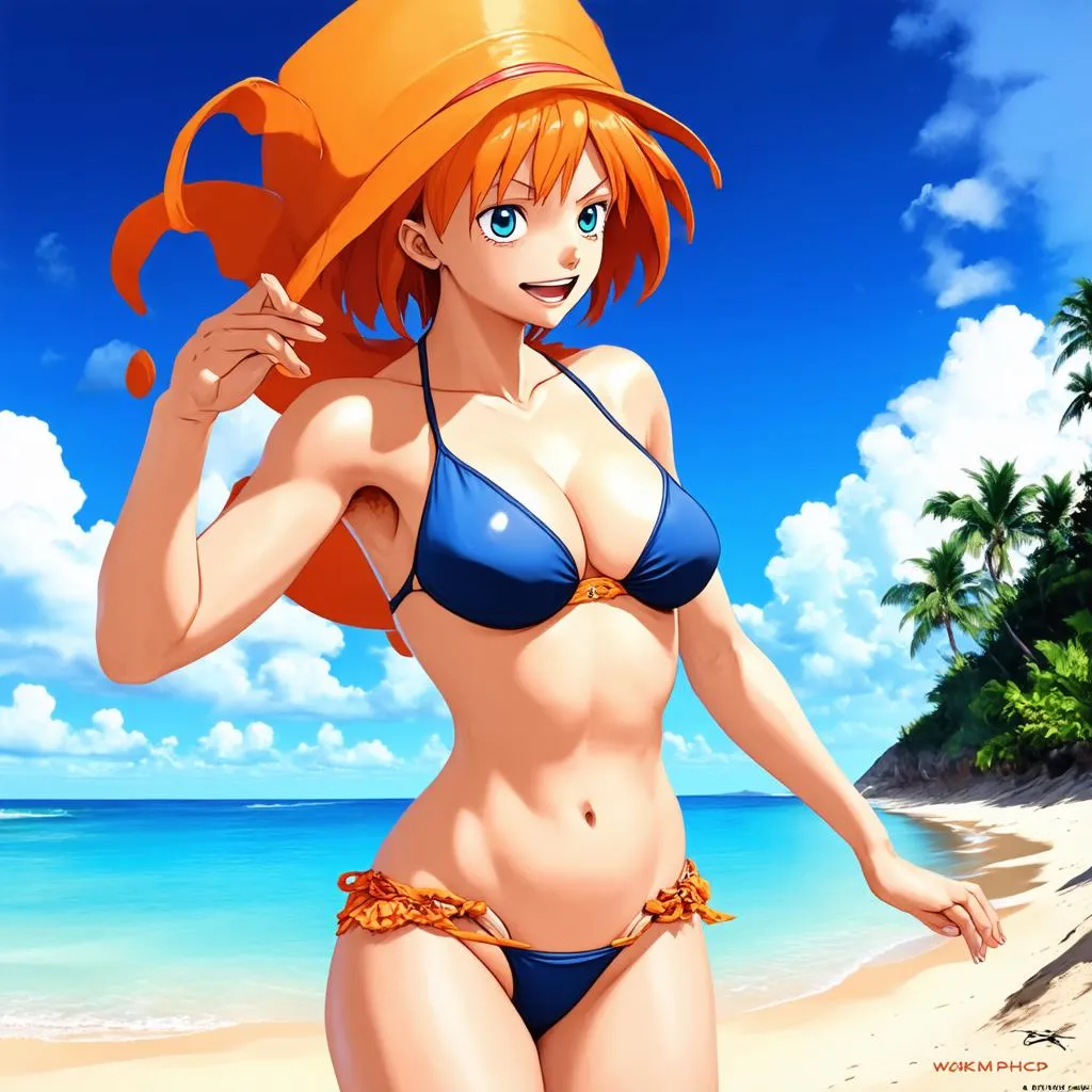 Nami One Piece gợi cảm