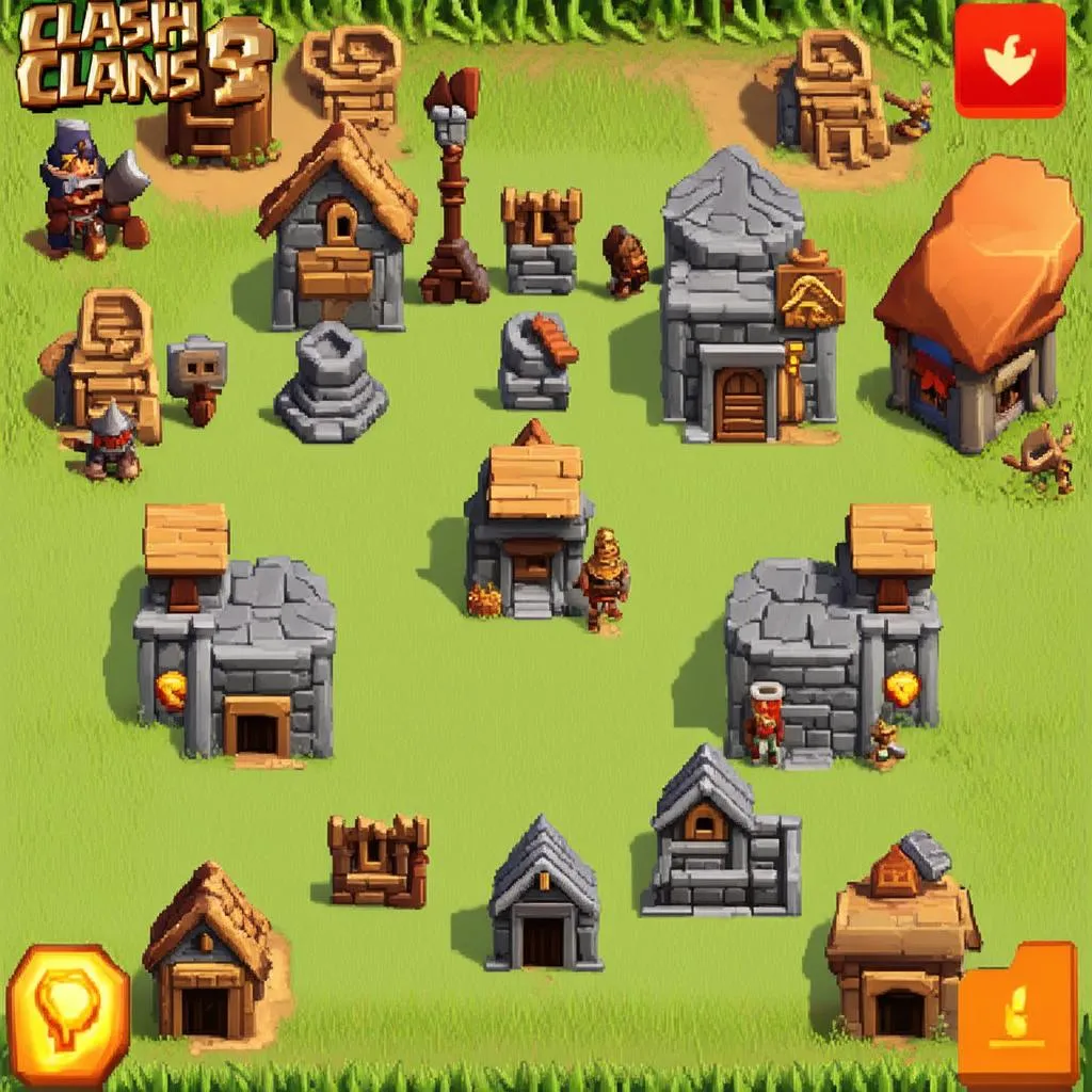 Upgrading Clash of Clans Village