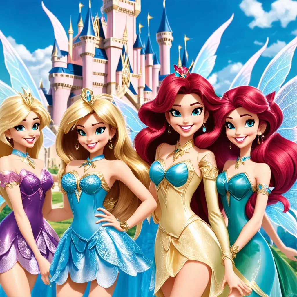 Nàng tiên Winx trong game ghép hình