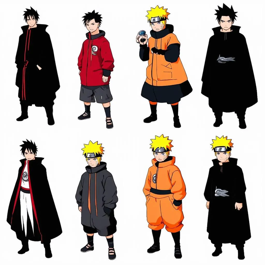 naruto fairy tail characters