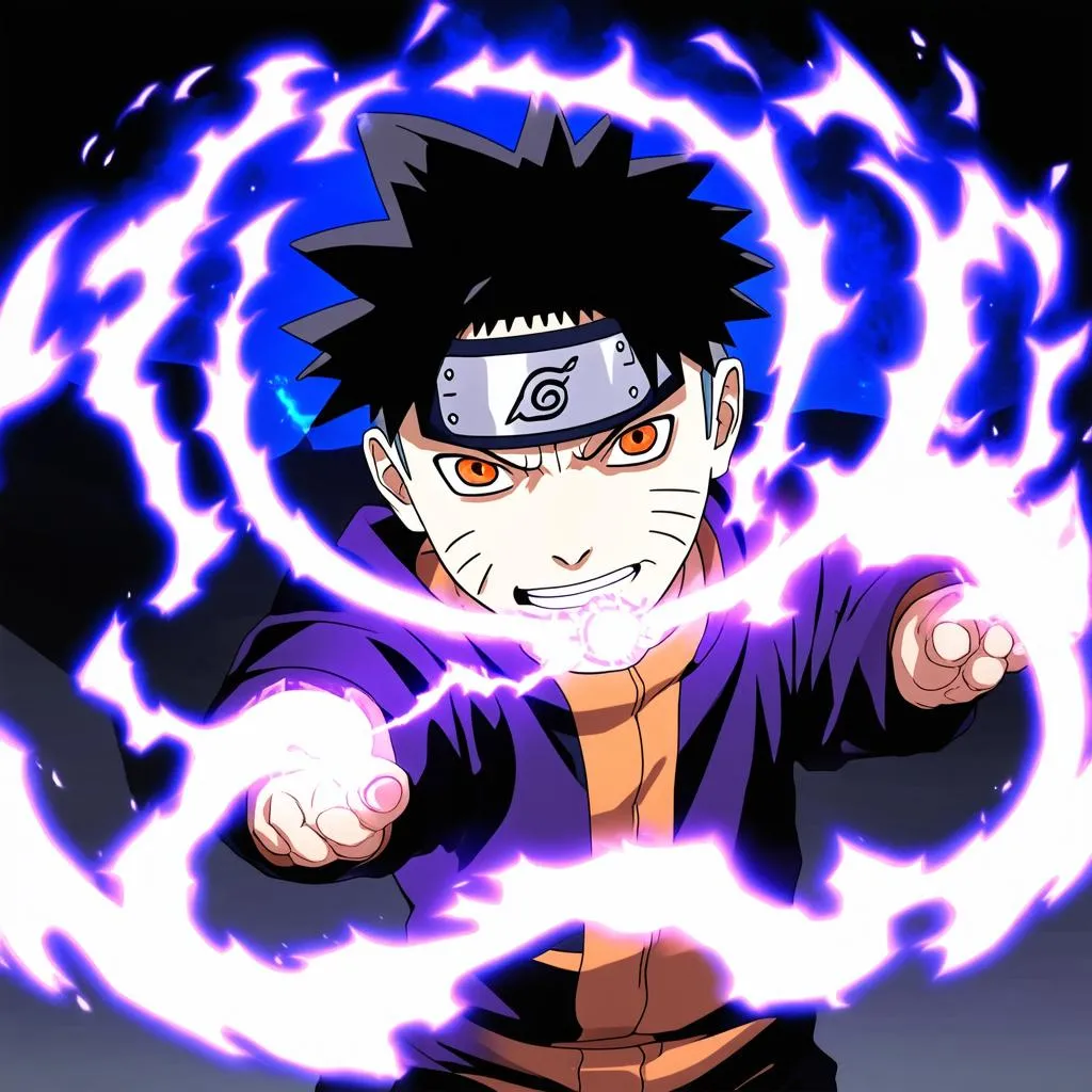 Naruto sử dụng Rasengan