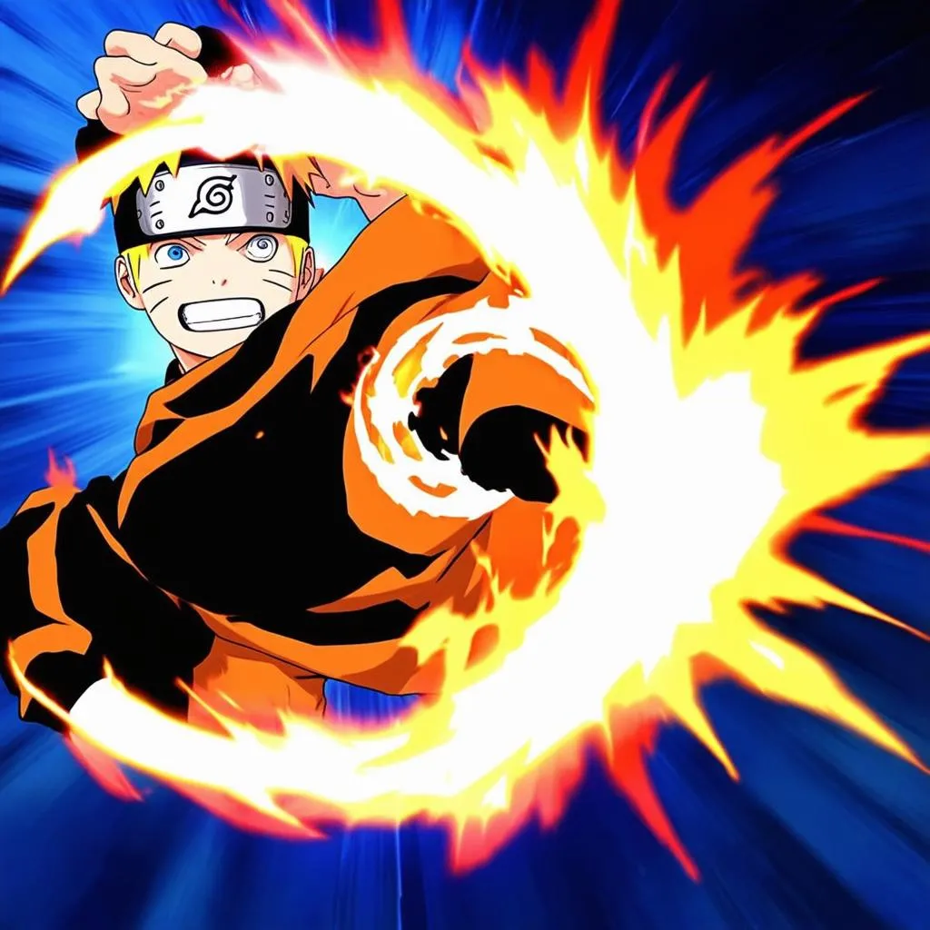 Naruto sử dụng Rasengan