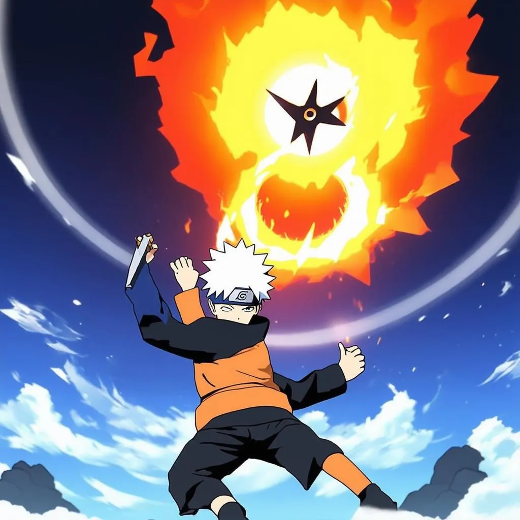 Naruto sử dụng Rasengan