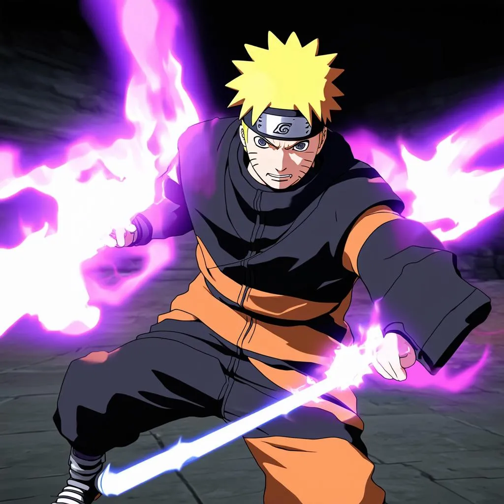 Naruto thiển chuyển trong game