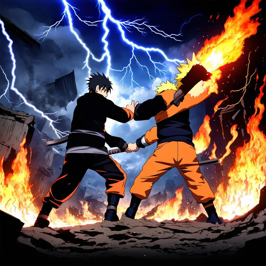 Naruto vs Sasuke