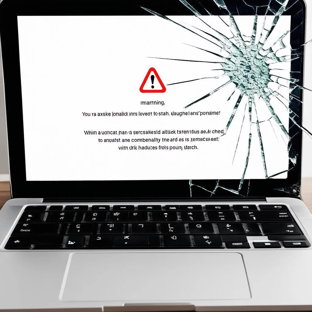 Laptop bị tấn công bởi virus