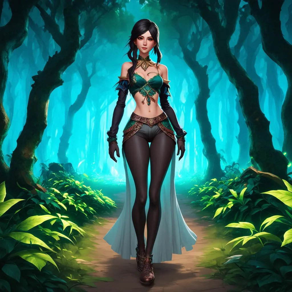 Nhân vật game Avatar với trang phục đẹp