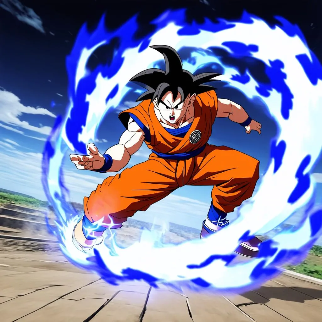 Nhân vật Goku trong game Songoku