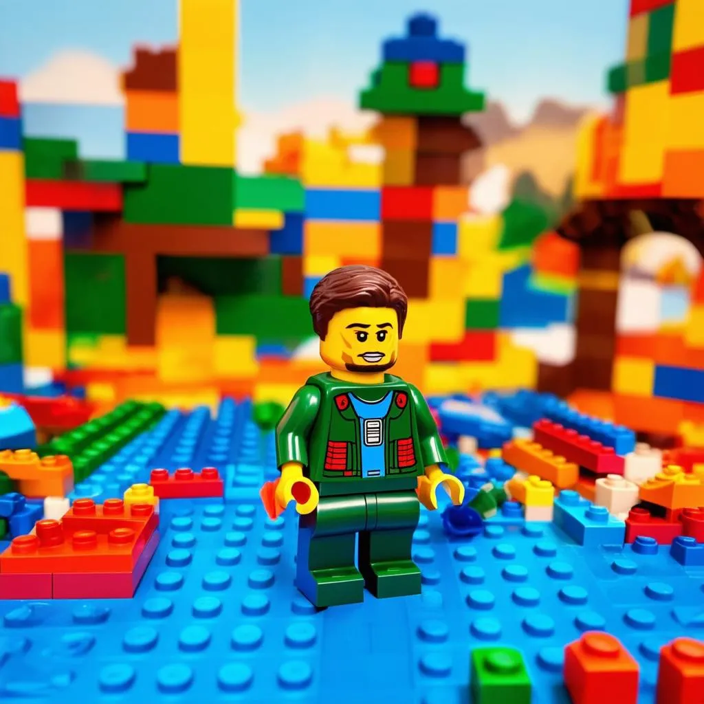 Lego Character in Lego Worlds