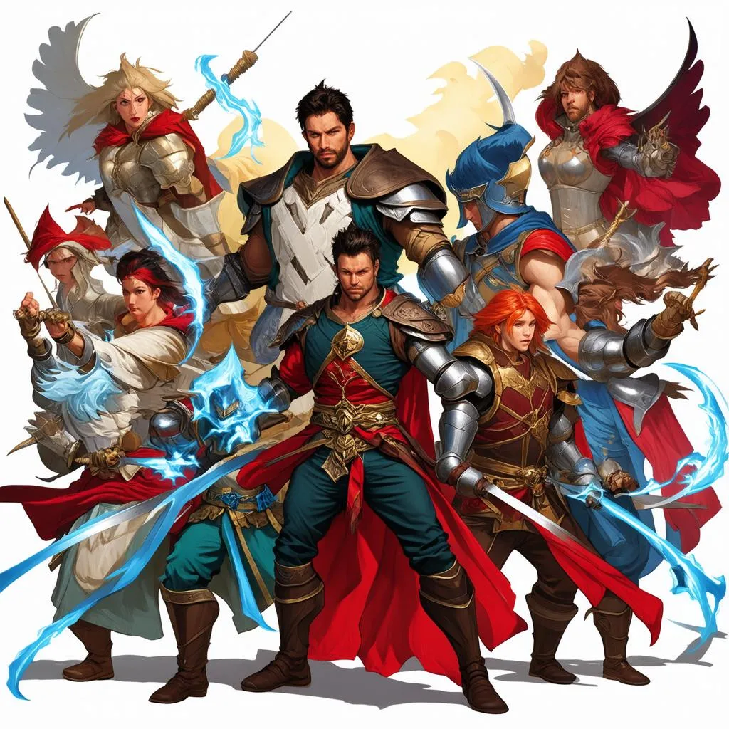 Knights Of Valour Plus characters