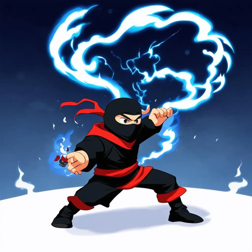 Ninja sử dụng Spinjitzu