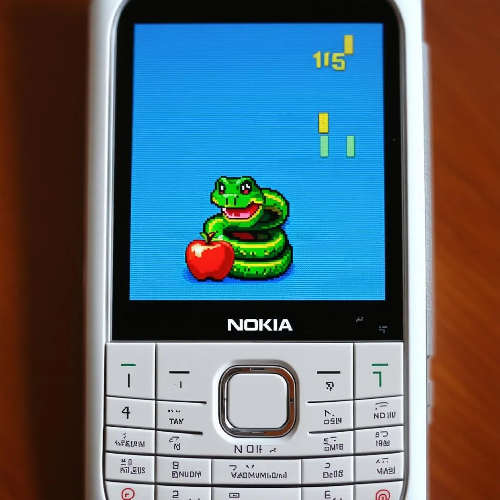 Chơi game rắn săn mồi trên Nokia 105