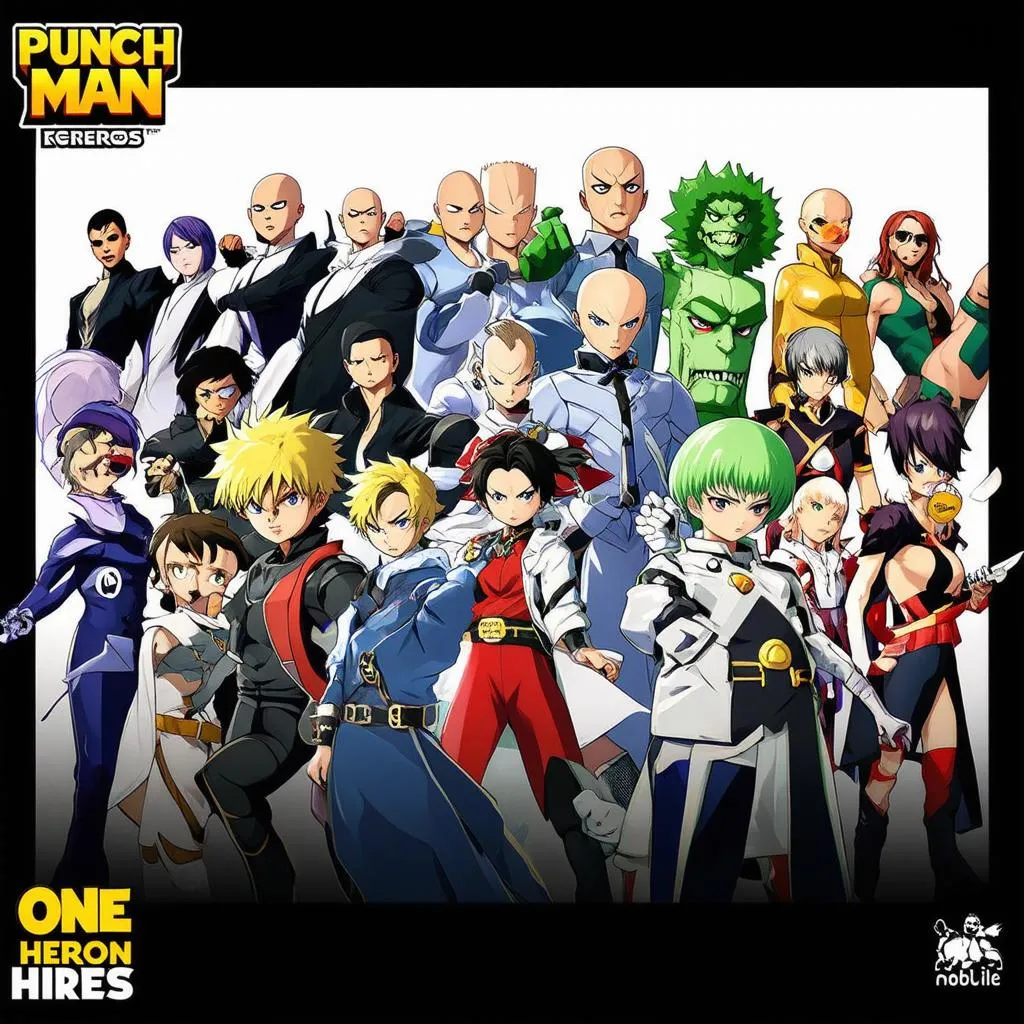 Các nhân vật trong One Punch Man trên điện thoại