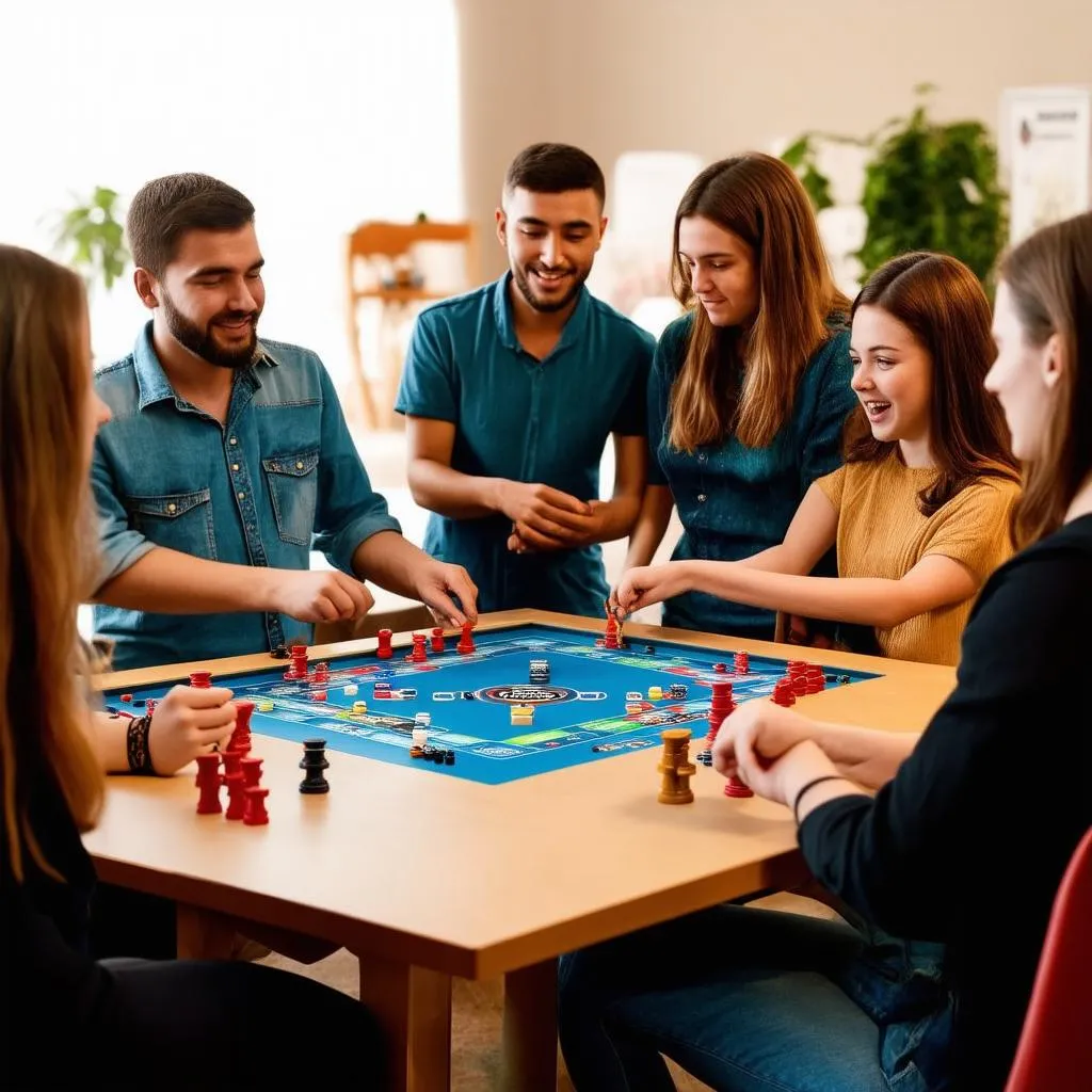 People Playing Board Games