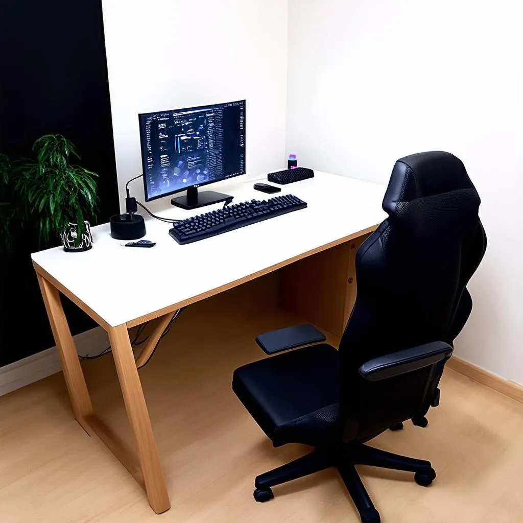 Phong cách setup bàn IKEA gaming