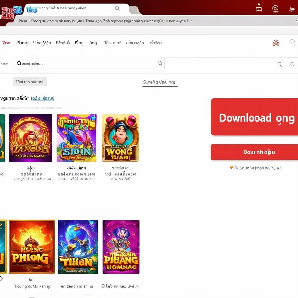 Tải game Phong Thần Zing VN