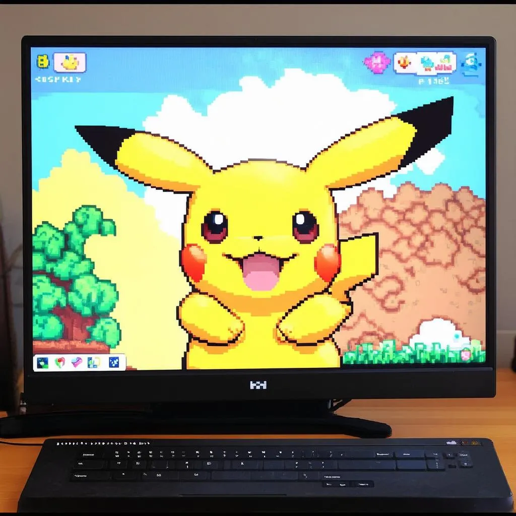 Game Pikachu cổ điển trên máy tính