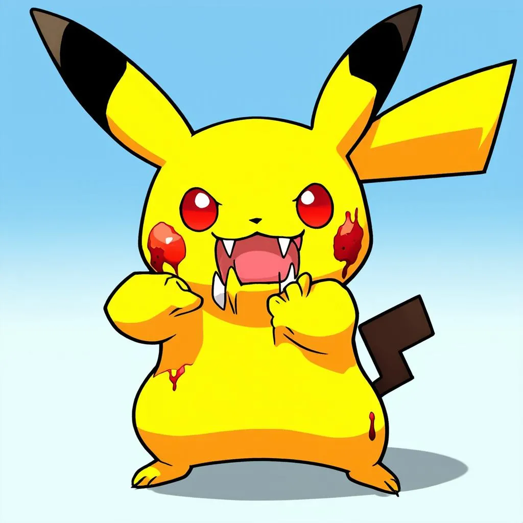 Pikachu Zombie Kinh Dị