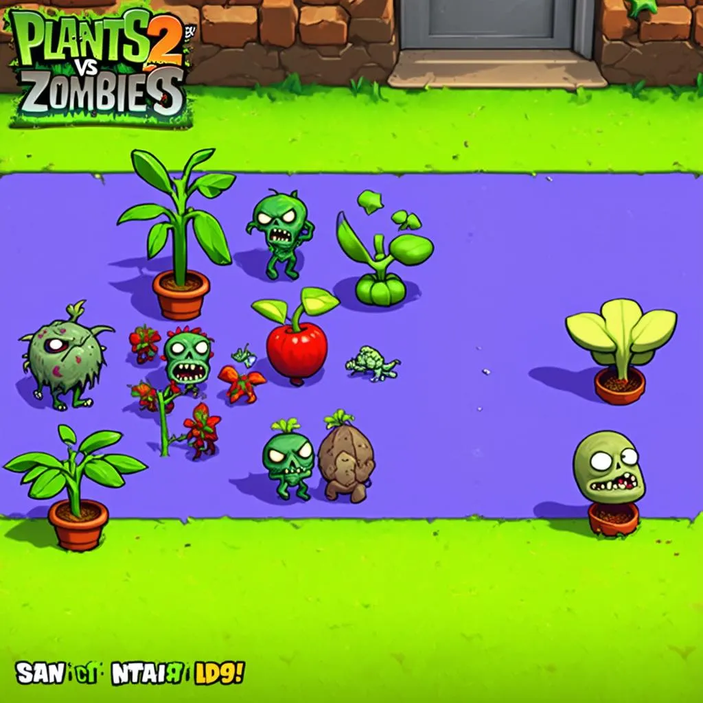 Plants vs Zombies 2 gameplay