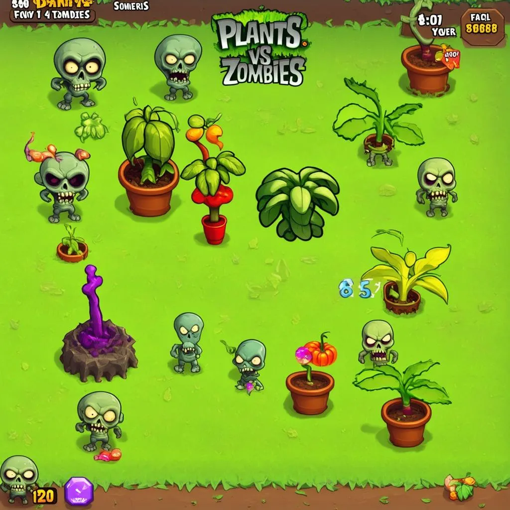 Game Plants vs Zombies