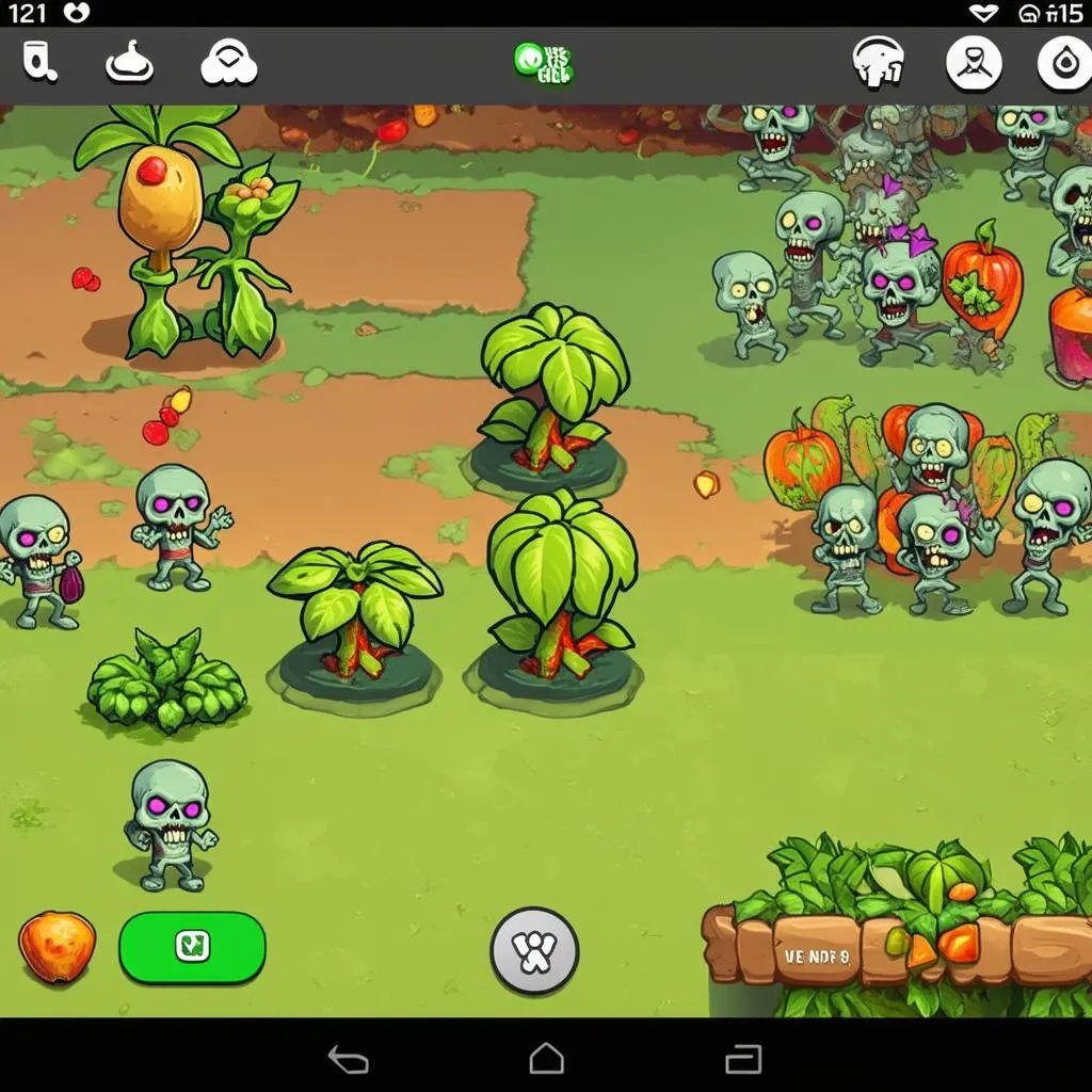 Plants vs Zombies on Android