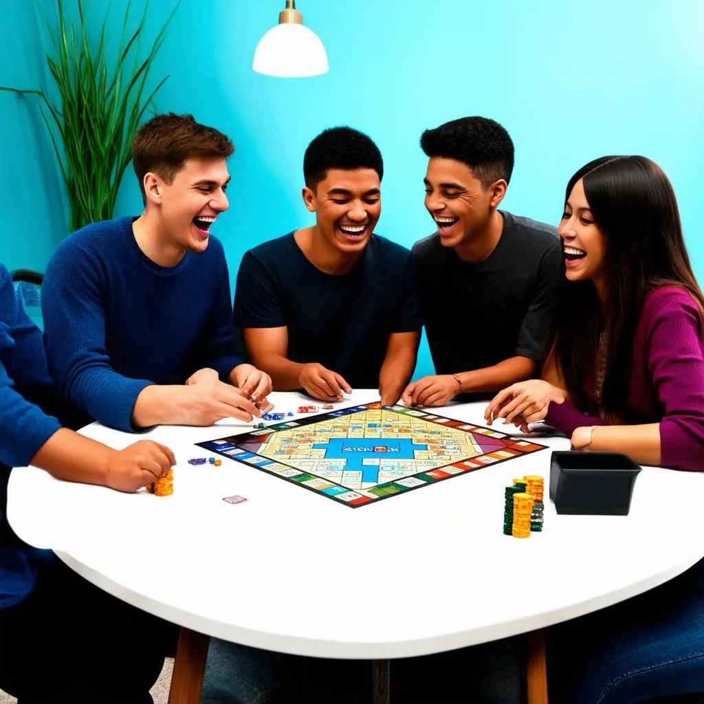 People Playing Board Games