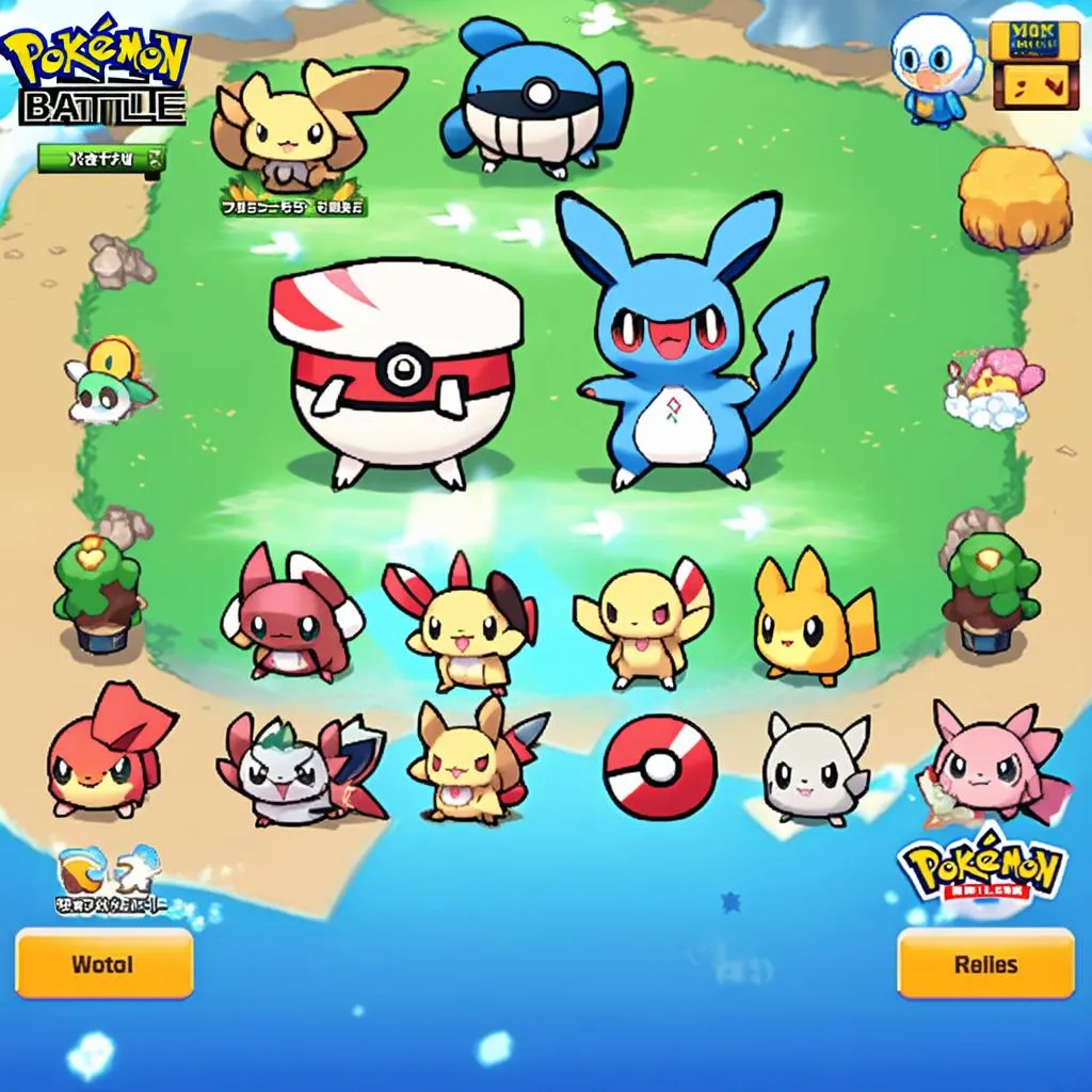 Game Pokemon Đại Chiến Trung Quốc